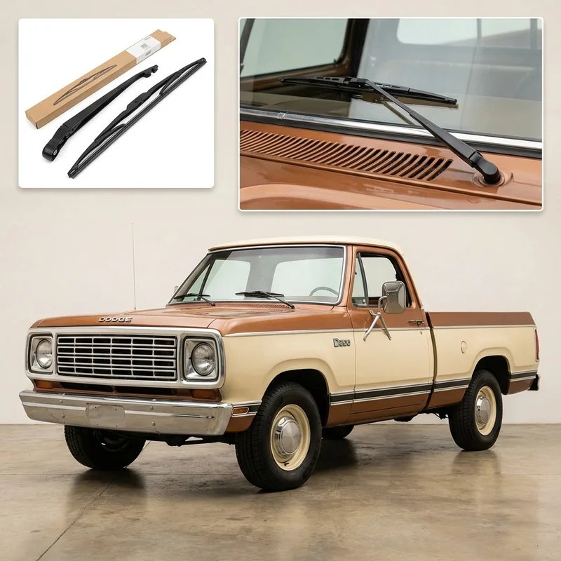 Driver Side Wiper Blade for Dodge D200 Pickup (1969 - 1974) - 1